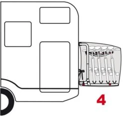 Fiamma Bike Cover Premium S 2/4 Bikes -Outdoor Camping Equipment Store 04502f01 1