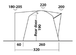 Outwell Milestone Shade Drive Away Awning -Outdoor Camping Equipment Store 111100 6