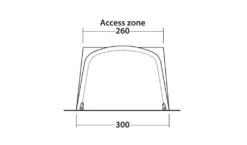 Outwell Newburg 260 Drive Away Awning -Outdoor Camping Equipment Store 111102 newburg 260 drawing other5