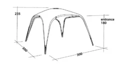Outwell Summer Lounge M Package 11 Outwell Summer Lounge M Package -Outdoor Camping Equipment Store 111136 summer lounge m drawing perspective 2 1