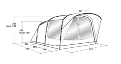 Outwell Oakwood 3 Tent 23 Outwell Oakwood 3 Tent -Outdoor Camping Equipment Store 111208 oakwood 3 drawing perspective2