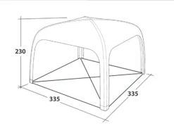Outwell Air Shelter 14 Outwell Air Shelter -Outdoor Camping Equipment Store 111222 air shelter drawing perspective2