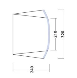 Outwell Touring Canopy Air -Outdoor Camping Equipment Store 111253 touring canopy air drawing floorplan3