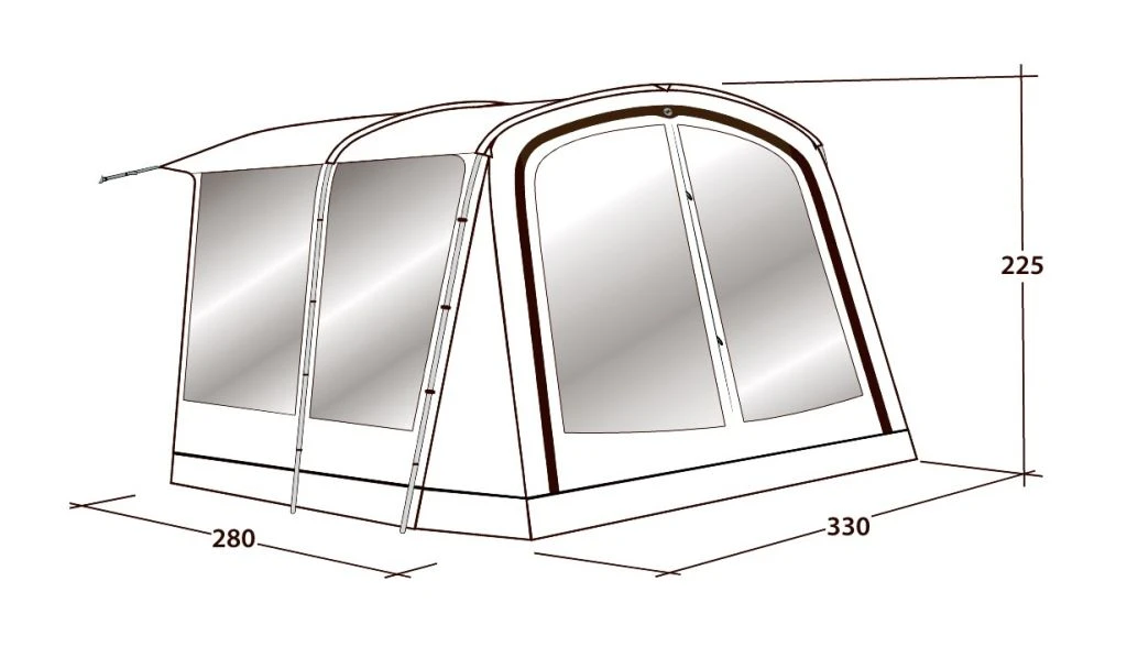 Outwell Universal Awning Size 3 7 Outwell Universal Awning Size 3 - Image 7