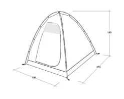 Outwell Free Standing Inner Tent L 14 Outwell Free Standing Inner Tent L -Outdoor Camping Equipment Store 111340 free standing inner l drawing perspective2