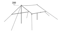 Easy Camp Tarp 4m X 4m -Outdoor Camping Equipment Store 120329 2