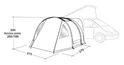 Easy Camp Shamrock Drive Away Awning -Outdoor Camping Equipment Store 120398