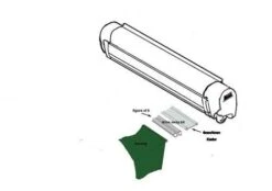 Vango Driveaway Fixing Kit For 4mm & 6mm Rails 3m Set 9 Vango Driveaway Fixing Kit For 4mm & 6mm Rails 3m Set -Outdoor Camping Equipment Store 4and6 kit