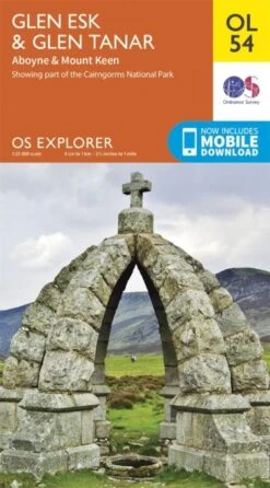 Glen Esk & Glen Tanar Map