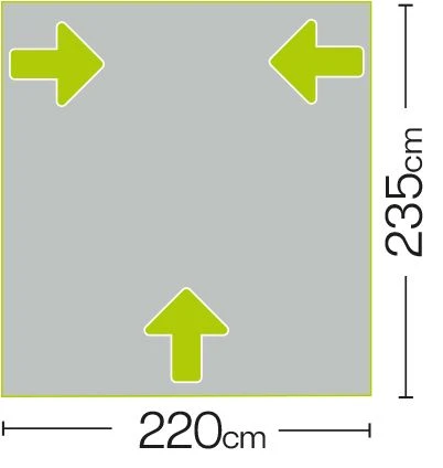 Quest Falcon Air 220 Porch Awning 2 Quest Falcon Air 220 Porch Awning - Image 2