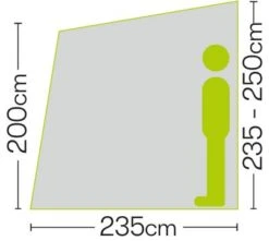 Quest Falcon 260 Poled Porch Caravan Awning -Outdoor Camping Equipment Store a3501 6 fullsize