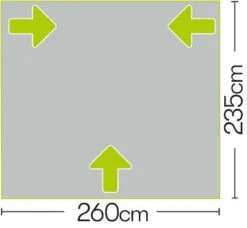 Quest Falcon 260 Poled Porch Caravan Awning -Outdoor Camping Equipment Store a3501 7 fullsize