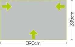 Quest Falcon 390 Poled Porch Caravan Awning -Outdoor Camping Equipment Store a3503 7 fullsize