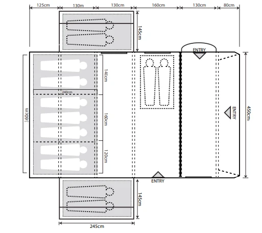 Outdoor Revolution Airedale 9.0DSE Air Tent Bundle (2023) 2 Outdoor Revolution Airedale 9.0DSE Air Tent Bundle (2023) - Image 2
