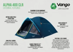 Vango Alpha 400 CLR Tent -Outdoor Camping Equipment Store alpha 400 clr