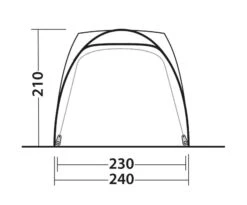 Outwell Beachcrest Driveaway Awning -Outdoor Camping Equipment Store beachcrest size guide