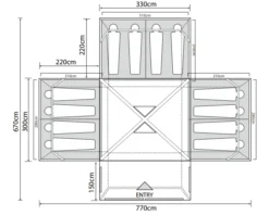 Outdoor Revolution Camp Star 1200 Air Tent Bundle (2022) -Outdoor Camping Equipment Store campstar 1200 1 1
