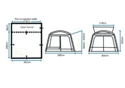Outdoor Revolution Cayman Classic Low/Mid Drive Away Awning -Outdoor Camping Equipment Store cayamn
