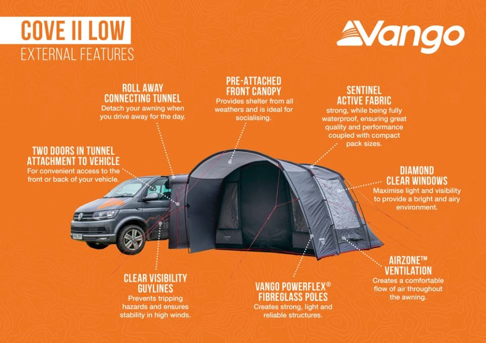 Vango Cove II Low Drive Away Awning 5 Vango Cove II Low Drive Away Awning - Image 5