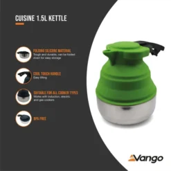 Vango Cuisine 1.5 Ltr Kettle Herbal 8 Vango Cuisine 1.5 Ltr Kettle Herbal -Outdoor Camping Equipment Store cuisine 1.5l kettle herbal low res medium