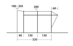 Easy Camp Wimberly Drive Away Awning 14 Easy Camp Wimberly Drive Away Awning -Outdoor Camping Equipment Store dimensions diagram