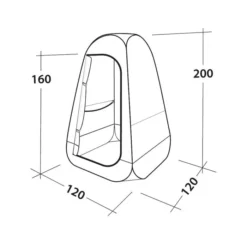 Easy Camp Little Loo Toilet Tent -Outdoor Camping Equipment Store easy camp little loo 2