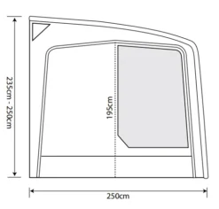 Outdoor Revolution Eclipse Pro 420 Caravan Awning -Outdoor Camping Equipment Store eclipse pro 420 spec2