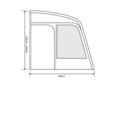 Outdoor Revolution Eden Air 260 Caravan Awning -Outdoor Camping Equipment Store eden air 260 3