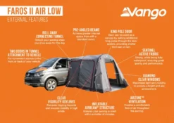 Vango Faros II Air Low Drive Away Awning -Outdoor Camping Equipment Store faros ii air low 1