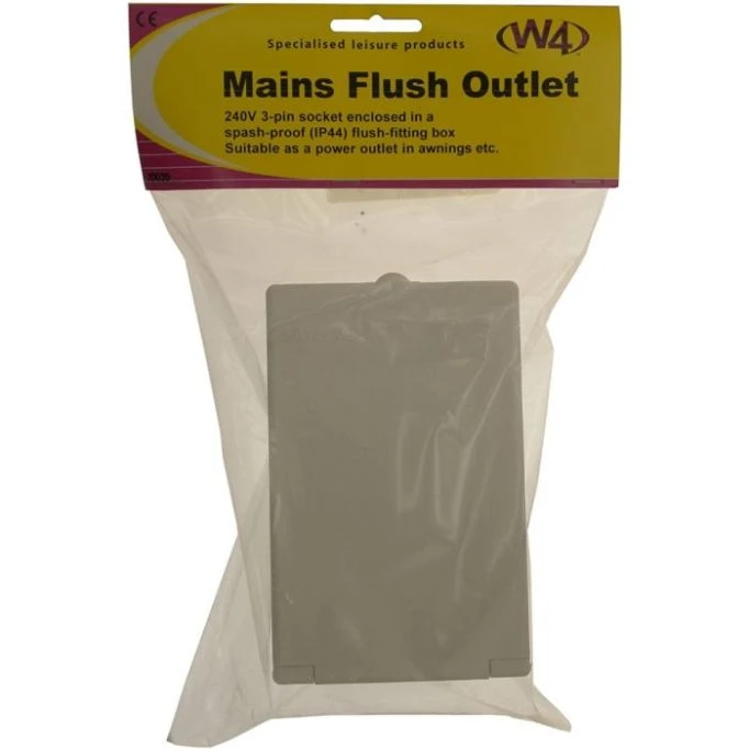 W4 UK Mains Flush Outlet 240V AC 2 W4 UK Mains Flush Outlet 240V AC - Image 2