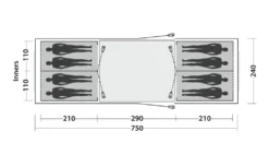 Easy Camp Huntsville 800 Twin Tent -Outdoor Camping Equipment Store huntsville 800 3