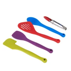 Colourworks 5 Piece Silicone Kitchen Utensils Set -Outdoor Camping Equipment Store igjpd64qbzutlkl1kxxb 51144