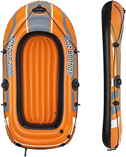 Bestway Kondor 2000 Inflatable Boat With Oar And Pump 2 Bestway Kondor 2000 Inflatable Boat With Oar And Pump - Image 2