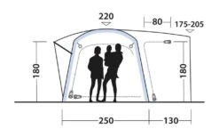 Outwell Linnburg Air Rear Drive Away Awning Package -Outdoor Camping Equipment Store linnburg air rear3