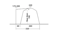 Outwell Milestone Dash Drive Away Awning -Outdoor Camping Equipment Store milestone dash measurments