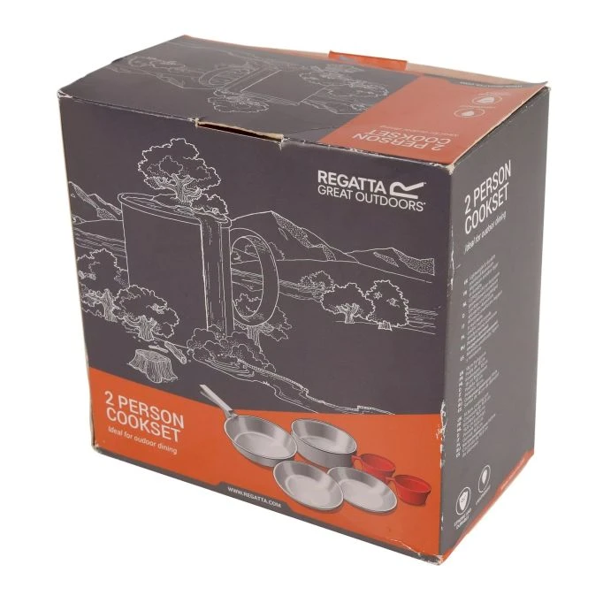 Regatta Compact Stainless Steel Cook Set With Storage Bag 3 Regatta Compact Stainless Steel Cook Set With Storage Bag - Image 3