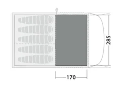 Robens Wolf Moon 5XP Carpet (285cm X 170cm) -Outdoor Camping Equipment Store robens wolf carpet