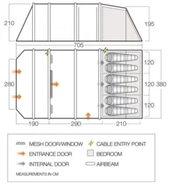 Vango Stargrove II Air TC 600XL Tent -Outdoor Camping Equipment Store stargrove ii air tc 600xl