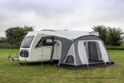 Sunncamp Swift Deluxe 325 SC Caravan Awning -Outdoor Camping Equipment Store swift deluxe 325 sc with side sun canopy 1
