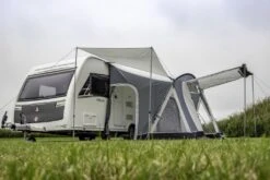 Sunncamp Swift Deluxe 325 SC Caravan Awning -Outdoor Camping Equipment Store swift deluxe 325 sc with side sun canopy 7