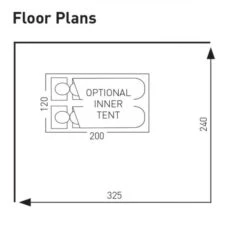 Sunncamp Dash 325 Air SC Caravan Awning -Outdoor Camping Equipment Store swift deluxe sc 325 floor plan