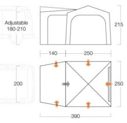 Vango Tailgate Hub Low Awning 21 Vango Tailgate Hub Low Awning -Outdoor Camping Equipment Store tailgate hub lowmain1