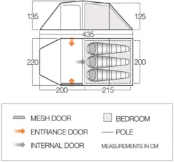 Vango Omega 350 Tent -Outdoor Camping Equipment Store vango 2020 tents floorplan omega 350